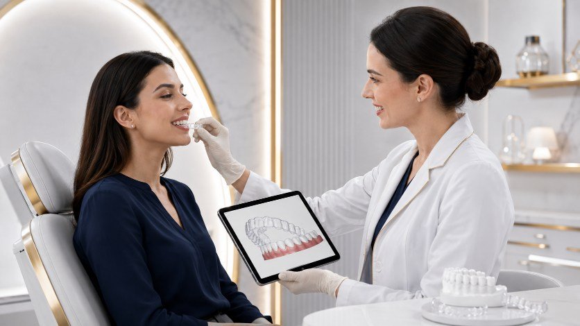 توضيح أهمية ارتداء القوالب لساعات كافية