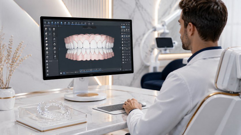 استخدام الصور وملفات STL في خطة التقويم الشفاف